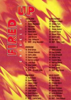 1996 Dynamic ARL Series 2 #199 Checklist 1 Front